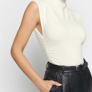Reformation Lindy Knit Top - Ivory